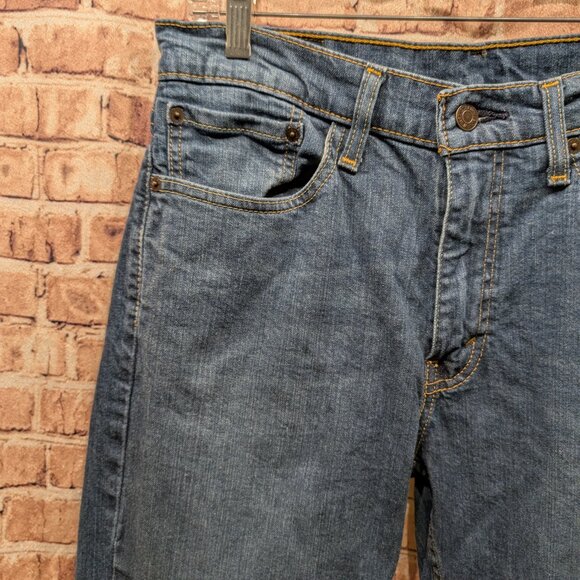Levi's 514 Classic Blue Denim Jeans Size W32 L32 - Picture 6 of 15
